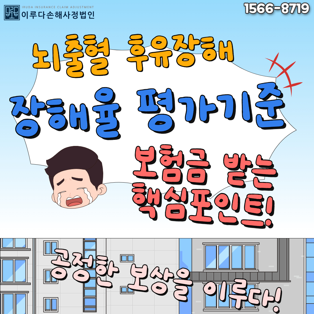 [김도현 손해사정사] 뇌출혈 후유장해 장해율 평가기준, 보험금 지급 손해사정사례!